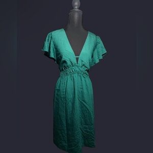 Wild Fable Teal Backless Dress